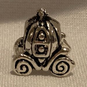 NWOT Silver Pumpkin Carriage Charm Cinderella